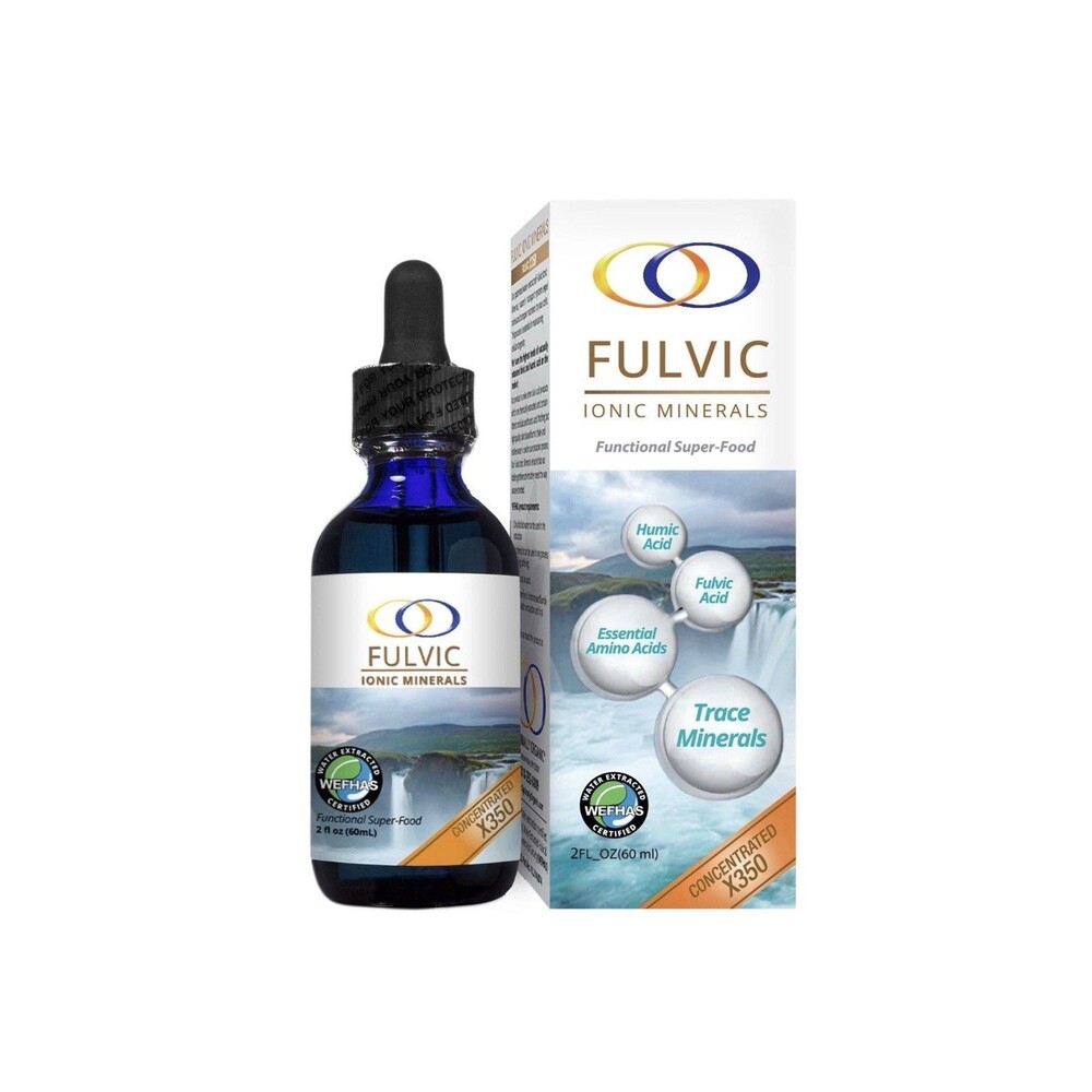 Optimally Organic Water Extracted Fulvic Ionic Acid X350 Concentration, Minerals